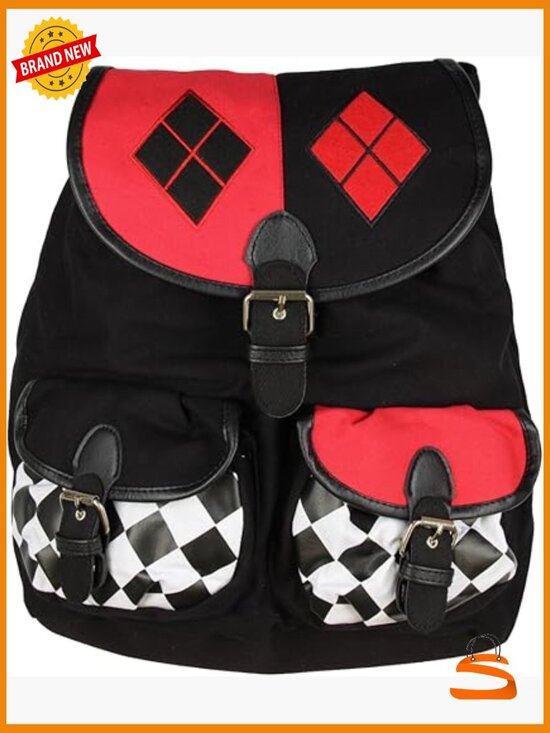Harley Quinn Daypack Backpack 17 inch Polyester
